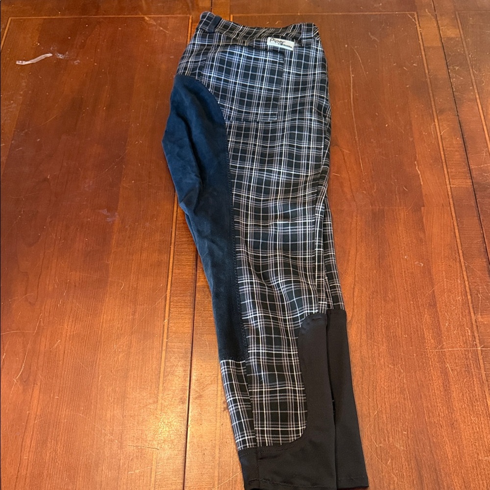 Black and Gray Piper breeches